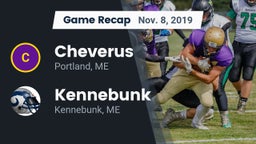 Recap: Cheverus  vs. Kennebunk  2019