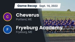 Recap: Cheverus  vs. Fryeburg Academy 2022