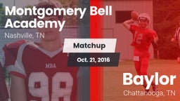 Matchup: Montgomery Bell vs. Baylor  2016