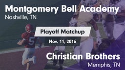 Matchup: Montgomery Bell vs. Christian Brothers  2016
