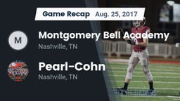 Recap: Montgomery Bell Academy vs. Pearl-Cohn  2017
