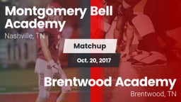 Matchup: Montgomery Bell vs. Brentwood Academy  2017