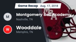 Recap: Montgomery Bell Academy vs. Wooddale  2018