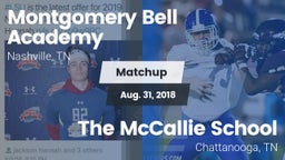 Matchup: Montgomery Bell vs. The McCallie School 2018