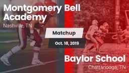 Matchup: Montgomery Bell vs. Baylor School 2019