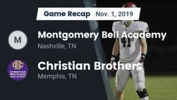 Recap: Montgomery Bell Academy vs. Christian Brothers  2019