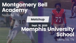 Matchup: Montgomery Bell vs. Memphis University School 2020