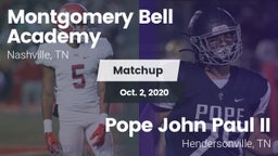 Matchup: Montgomery Bell vs. Pope John Paul II  2020