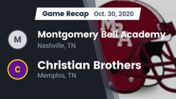 Recap: Montgomery Bell Academy vs. Christian Brothers  2020