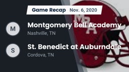 Recap: Montgomery Bell Academy vs. St. Benedict at Auburndale   2020