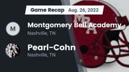 Recap: Montgomery Bell Academy vs. Pearl-Cohn  2022