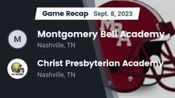 Recap: Montgomery Bell Academy vs. Christ Presbyterian Academy 2023