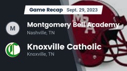 Recap: Montgomery Bell Academy vs. Knoxville Catholic  2023