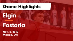 Elgin  vs Fostoria  Game Highlights - Nov. 8, 2019