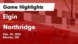 Elgin  vs Northridge  Game Highlights - Feb. 25, 2023