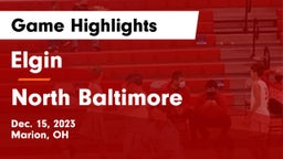 Elgin  vs North Baltimore  Game Highlights - Dec. 15, 2023