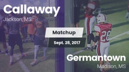 Matchup: Callaway  vs. Germantown  2017