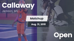 Matchup: Callaway  vs. Open 2018