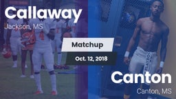 Matchup: Callaway  vs. Canton  2018