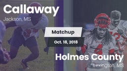 Matchup: Callaway  vs. Holmes County 2018