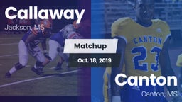 Matchup: Callaway  vs. Canton  2019