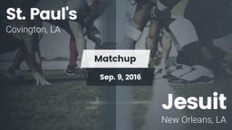 Matchup: St. Paul's High vs. Jesuit  2016