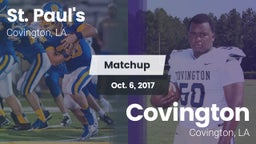 Matchup: St. Paul's High vs. Covington  2017
