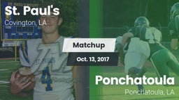 Matchup: St. Paul's High vs. Ponchatoula  2017