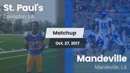 Matchup: St. Paul's High vs. Mandeville  2017
