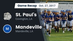 Recap: St. Paul's  vs. Mandeville  2017