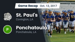 Recap: St. Paul's  vs. Ponchatoula  2017
