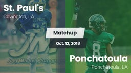 Matchup: St. Paul's High vs. Ponchatoula  2018