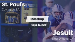 Matchup: St. Paul's High vs. Jesuit  2019