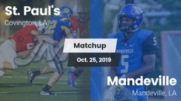 Matchup: St. Paul's High vs. Mandeville  2019