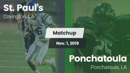 Matchup: St. Paul's High vs. Ponchatoula  2019