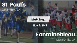 Matchup: St. Paul's High vs. Fontainebleau  2019