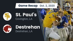 Recap: St. Paul's  vs. Destrehan  2020