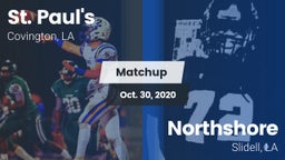 Matchup: St. Paul's High vs. Northshore  2020