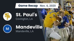 Recap: St. Paul's  vs. Mandeville  2020