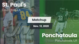 Matchup: St. Paul's High vs. Ponchatoula  2020