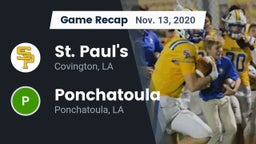 Recap: St. Paul's  vs. Ponchatoula  2020