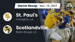 Recap: St. Paul's  vs. Scotlandville  2021