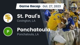 Recap: St. Paul's  vs. Ponchatoula  2023