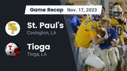 Recap: St. Paul's  vs. Tioga  2023
