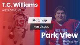 Matchup: T.C. Williams High vs. Park View  2017