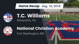 Recap: T.C. Williams vs. National Christian Academy  2018