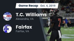 Recap: T.C. Williams vs. Fairfax  2019