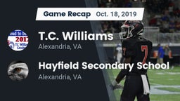 Recap: T.C. Williams vs. Hayfield Secondary School 2019