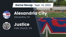 Recap: Alexandria City  vs. Justice  2022