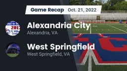 Recap: Alexandria City  vs. West Springfield  2022
